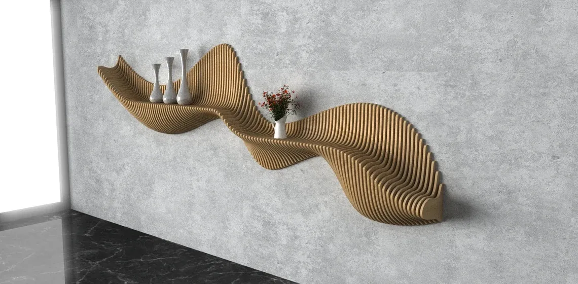 Parametric Art Wood Raf