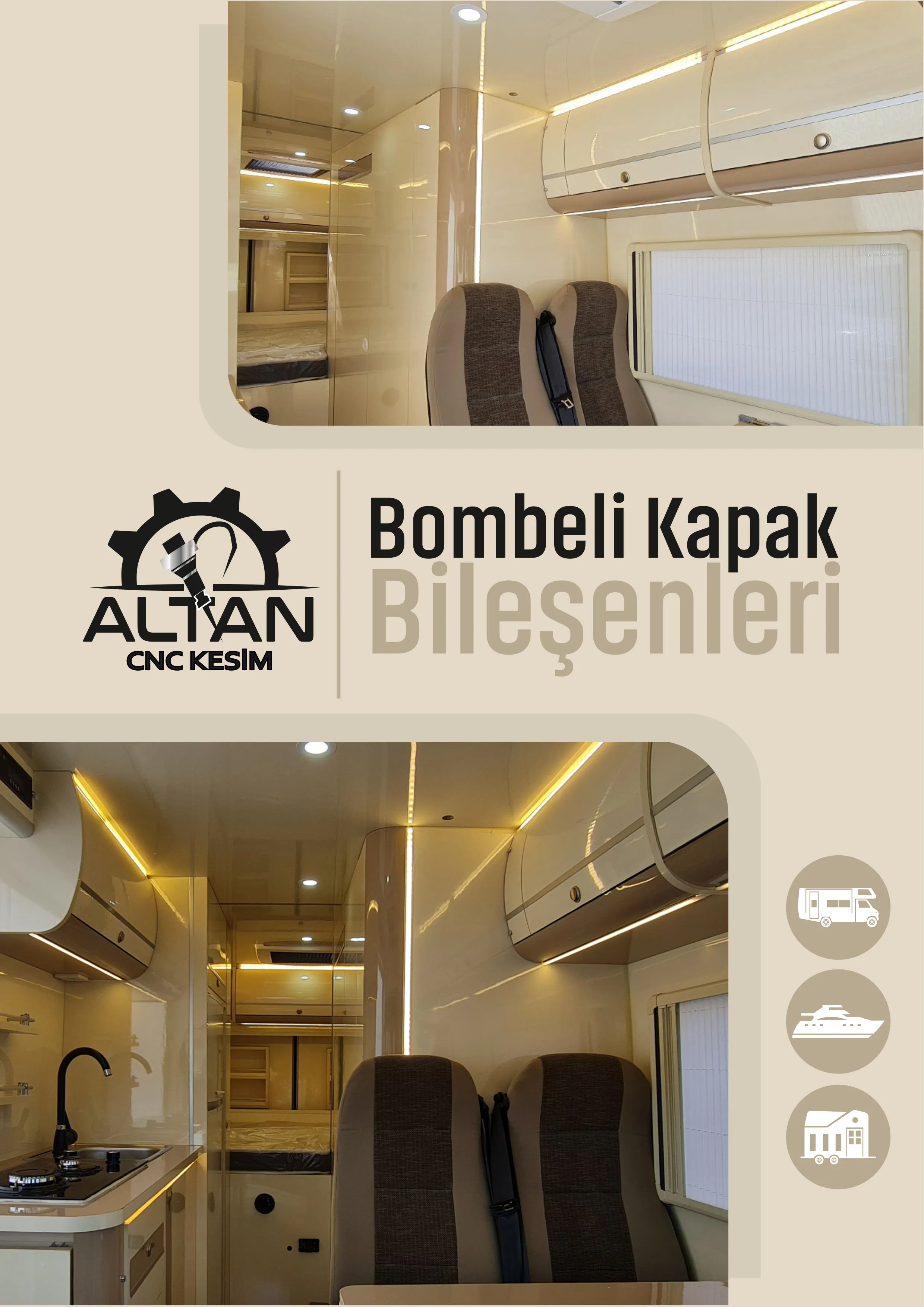 Karavan Bombe Kapak & Renk Kartelası